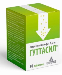 Гуттасил, таблетки 7.5 мг / 200 мг 60 шт БАД пикосульфат натрия М